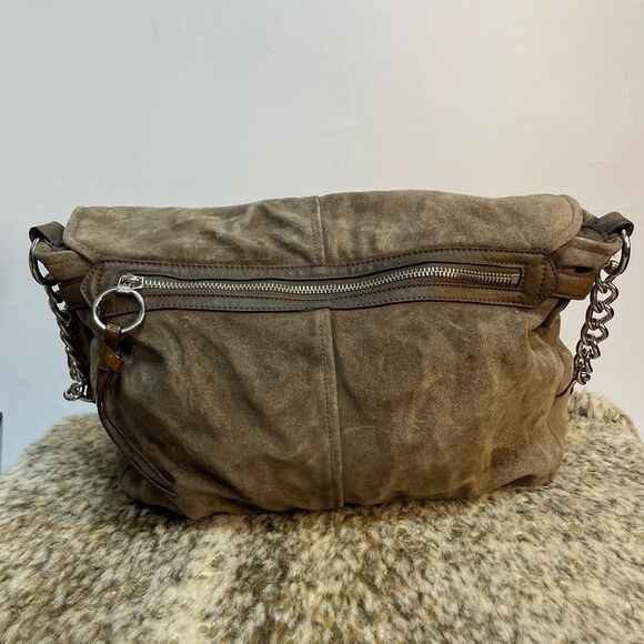 Coach Vintage Brown Leather Suede Satchel Bag - Picture 2 of 10